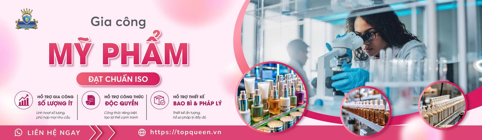 Gia công sản xuất mỹ phẩm độc quyền